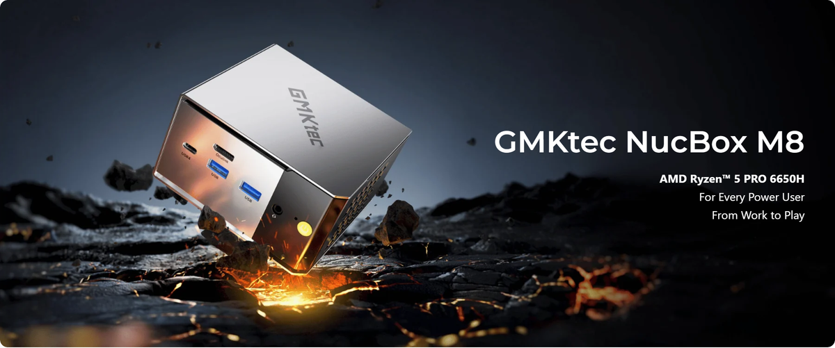 GMKtec M8 AMD Ryzen™ 5 PRO 6650H Mini PC