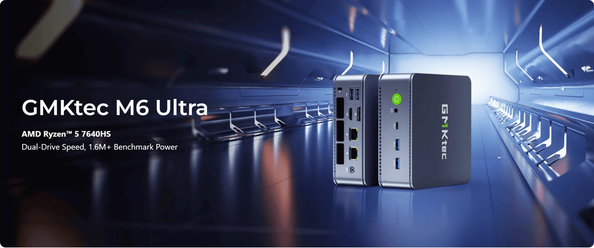 GMKtec M6 Ultra AMD Ryzen™ 5 7640HS Mini PC