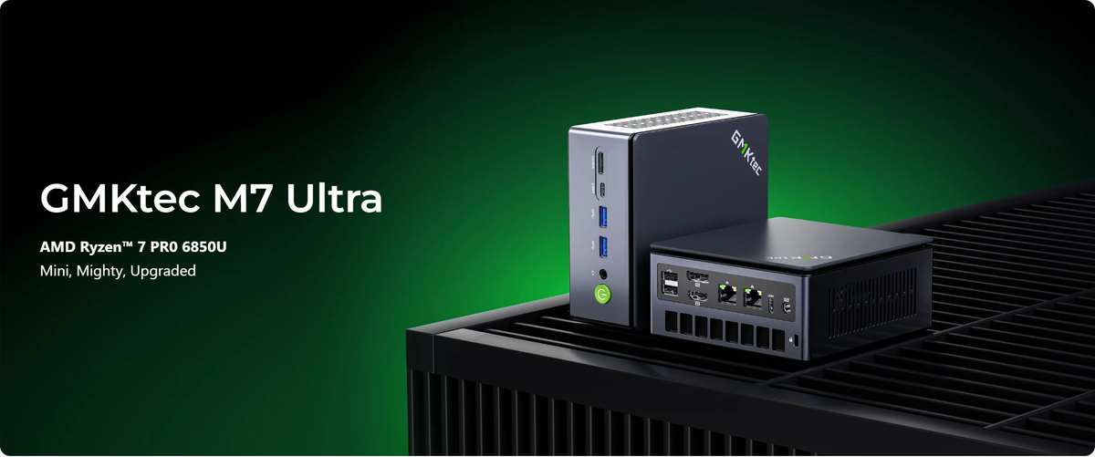 GMKtec M7 Ultra AMD Ryzen™ 7 PRO 6850U Mini PC