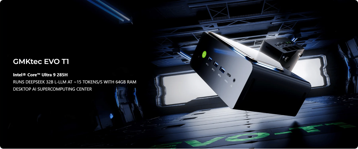 GMKtec EVO-T1 Intel® Core™ Ultra 9 285H AI Mini PC