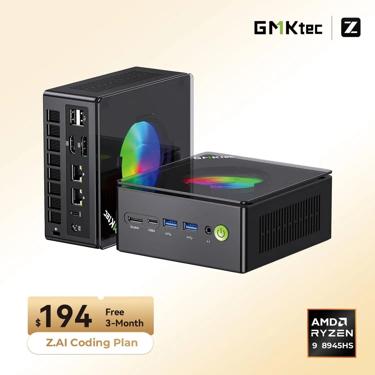 GMKtec K11 AMD Ryzen™ 9 8945HS Mini PC - Barebone