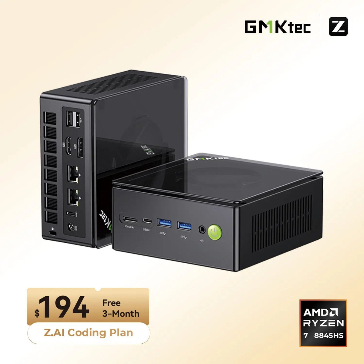 GMKtec K8 Plus AMD Ryzen™ 7 8845HS Gaming Mini PC - Barebone