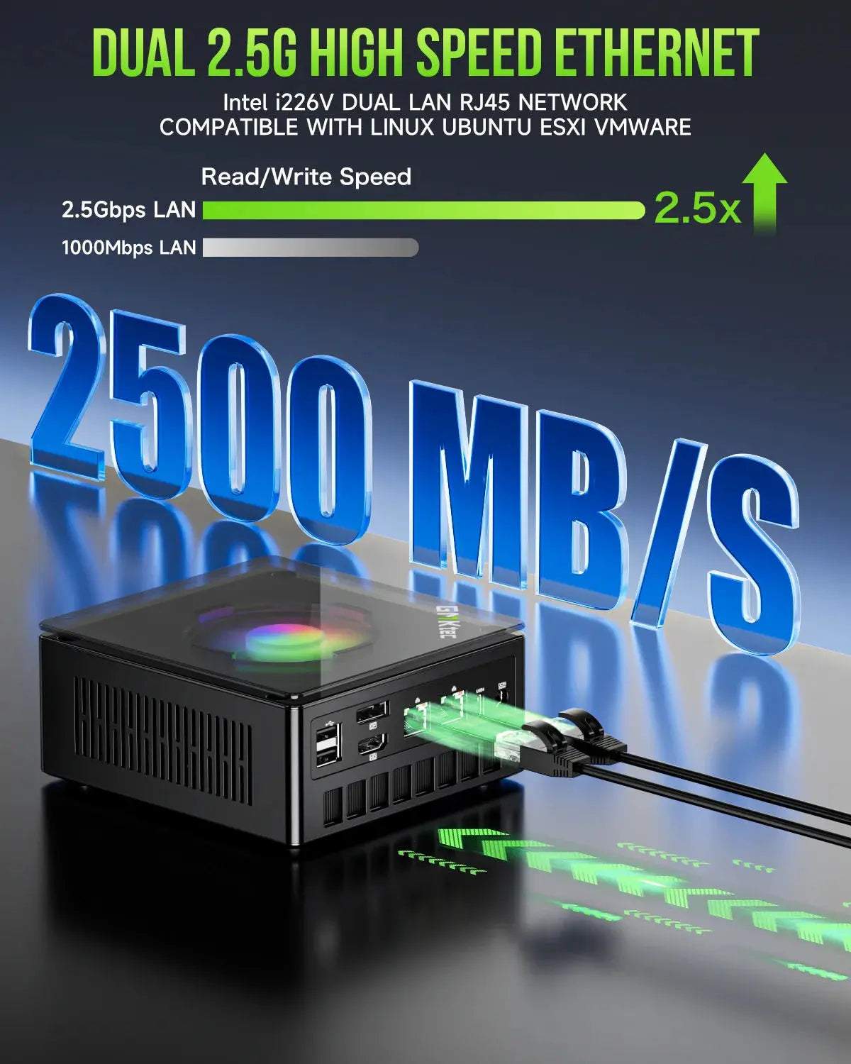 GMKtec K11 AMD Ryzen™ 9 8945HS Mini PC - Barebone