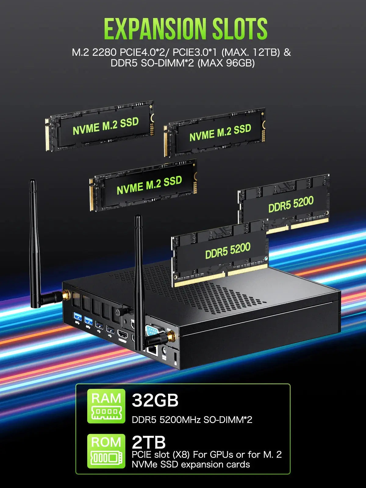 GMKtec NucBox K10 Mini PC Intel® 13th Core™ i9-13900HK