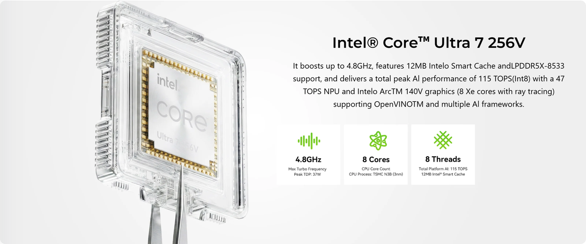 GMKtec K13 Intel® Core™ Ultra 7 256V Mini PC