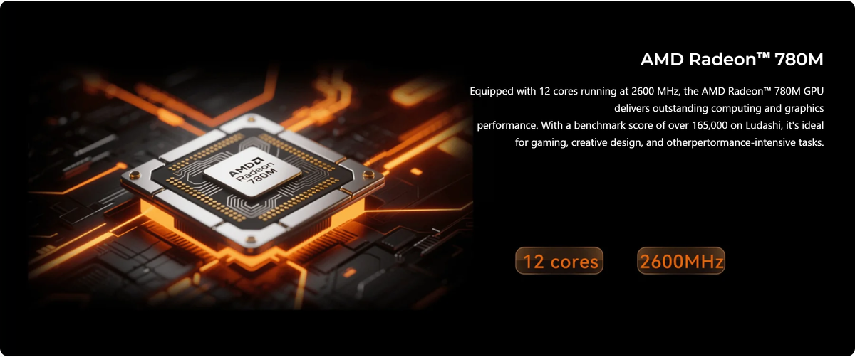 GMKtec K12 AMD Ryzen™ 7 H 255 Gaming Mini PC