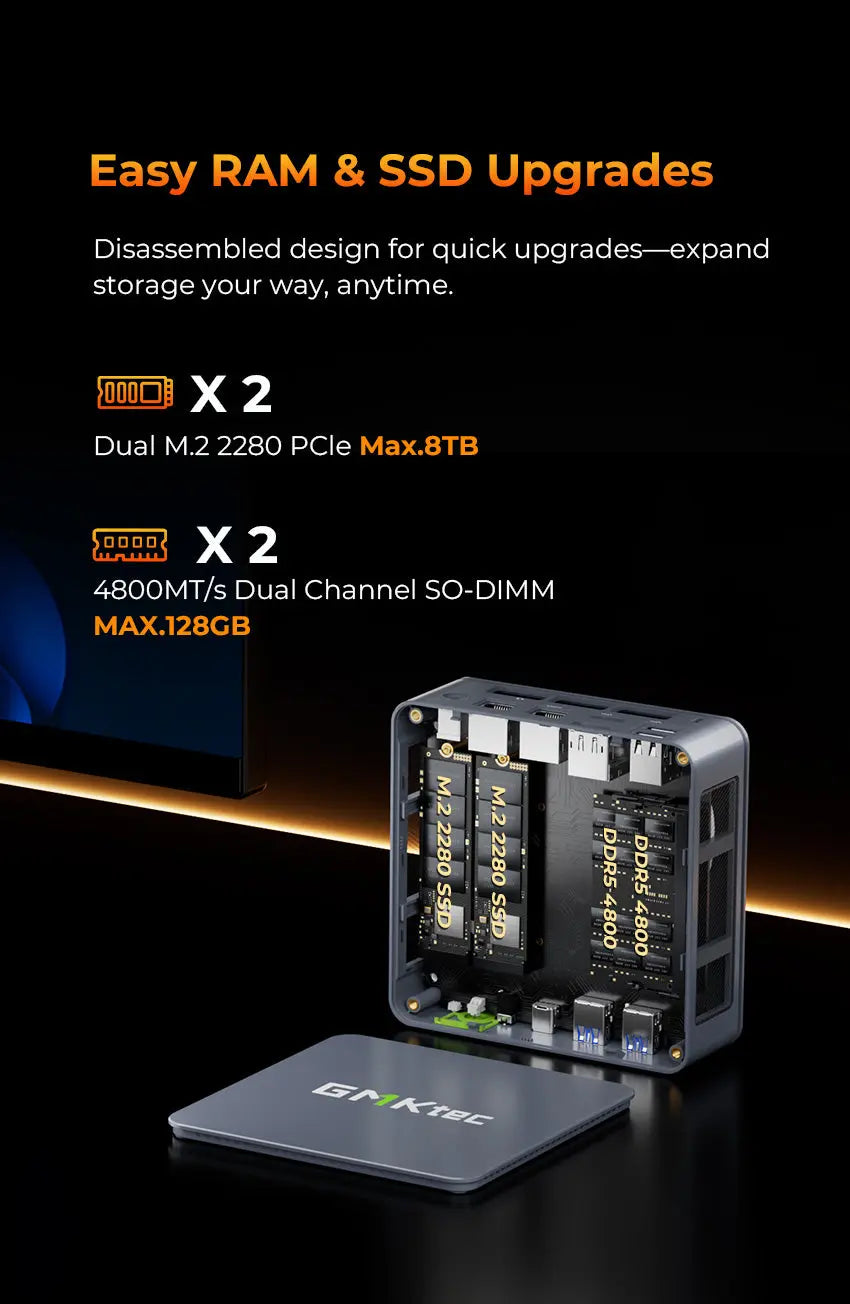 GMKtec M6 Ultra AMD Ryzen™ 5 7640HS Mini PC - Barebone