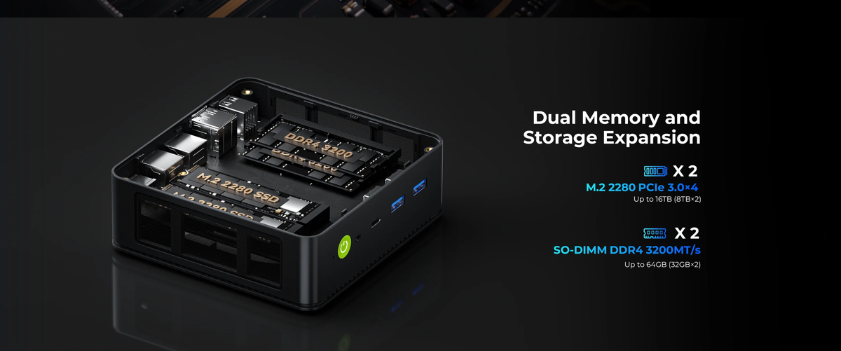 GMKtec M5S AMD Ryzen™ 3 5400U Mini PC