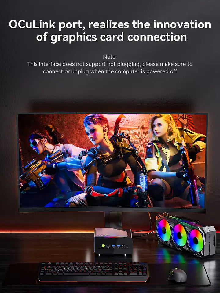 GMKtec K12 AMD Ryzen™ 7 H 255 Gaming Mini PC - Barebone