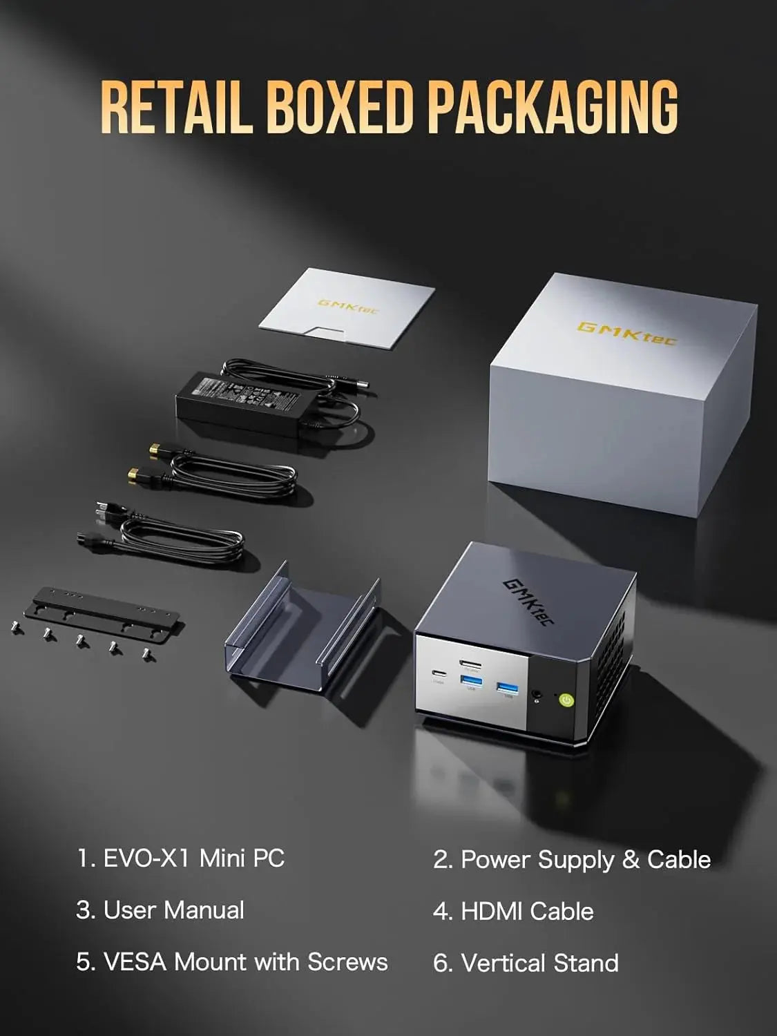 GMKtec EVO-X1 AMD Ryzen™ AI 9 HX 370 AI Mini PC