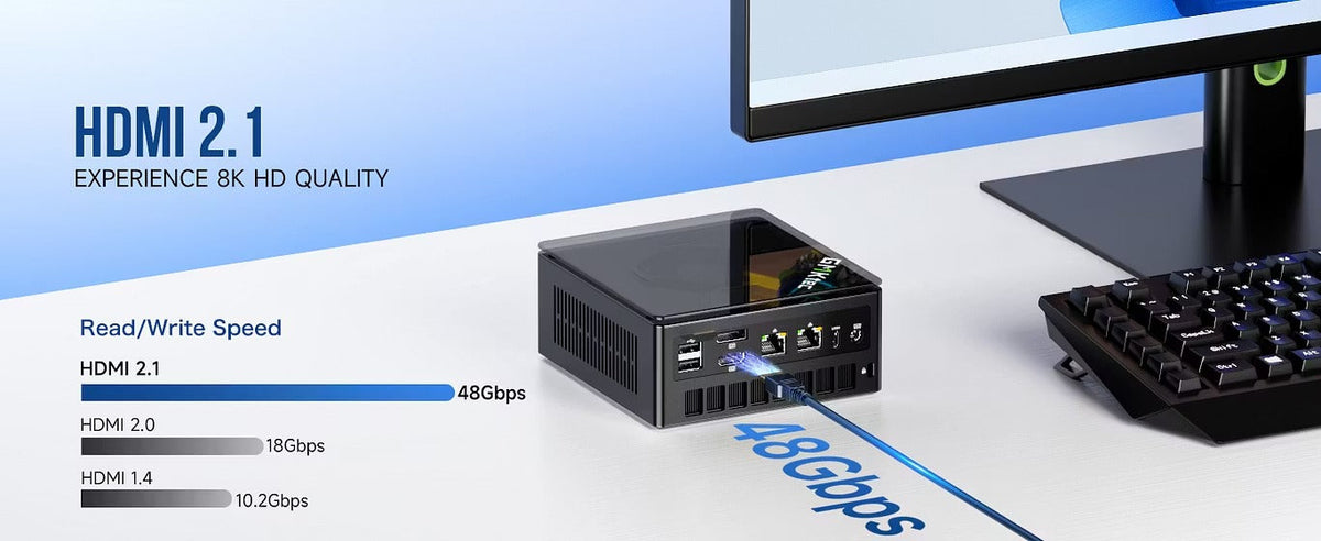 GMKtec K8 Plus AMD Ryzen™ 7 8845HS Gaming Mini PC