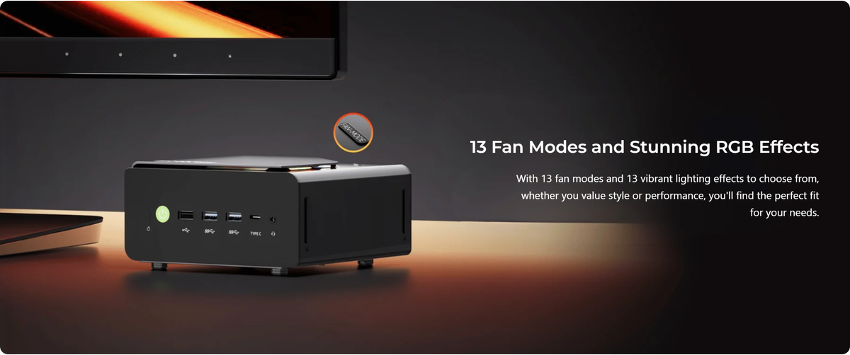 GMKtec K12 AMD Ryzen™ 7 H 255 Gaming Mini PC