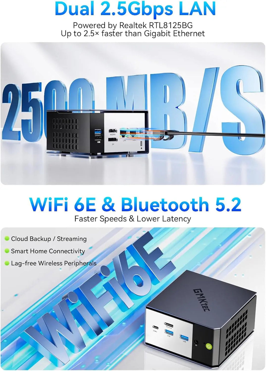 GMKtec K16 AMD Ryzen™ 7 7735HS Mini PC