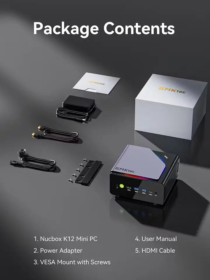 GMKtec K12 AMD Ryzen™ 7 H 255 Gaming Mini PC