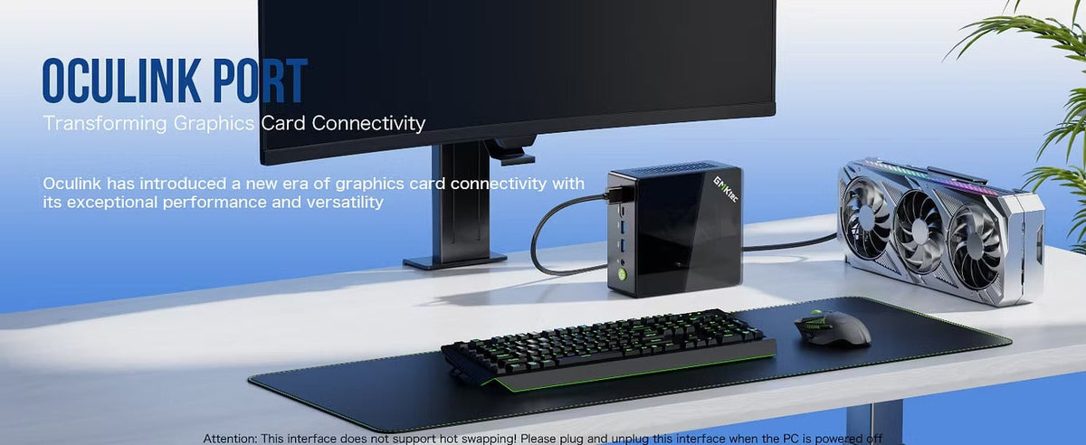 GMKtec K8 Plus AMD Ryzen™ 7 8845HS Gaming Mini PC