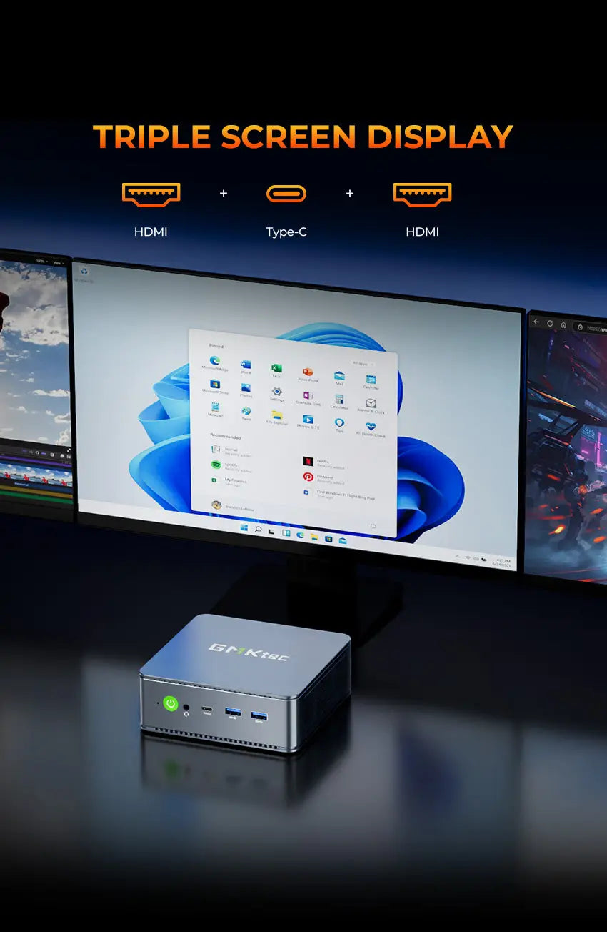 GMKtec M6 Ultra AMD Ryzen™ 5 7640HS Mini PC