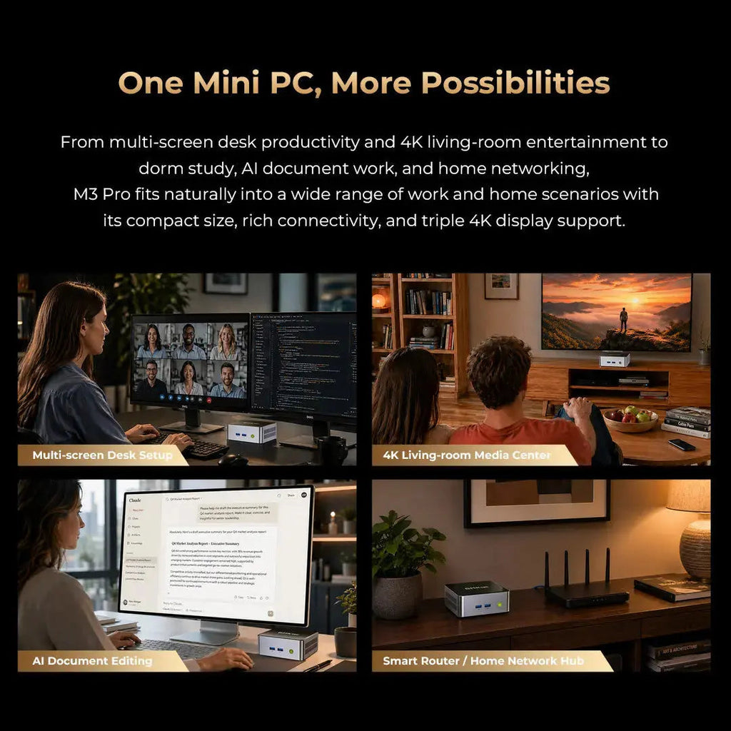 GMKtec M3 Pro Intel® Core™ i5-13500H Mini PC - Barebone
