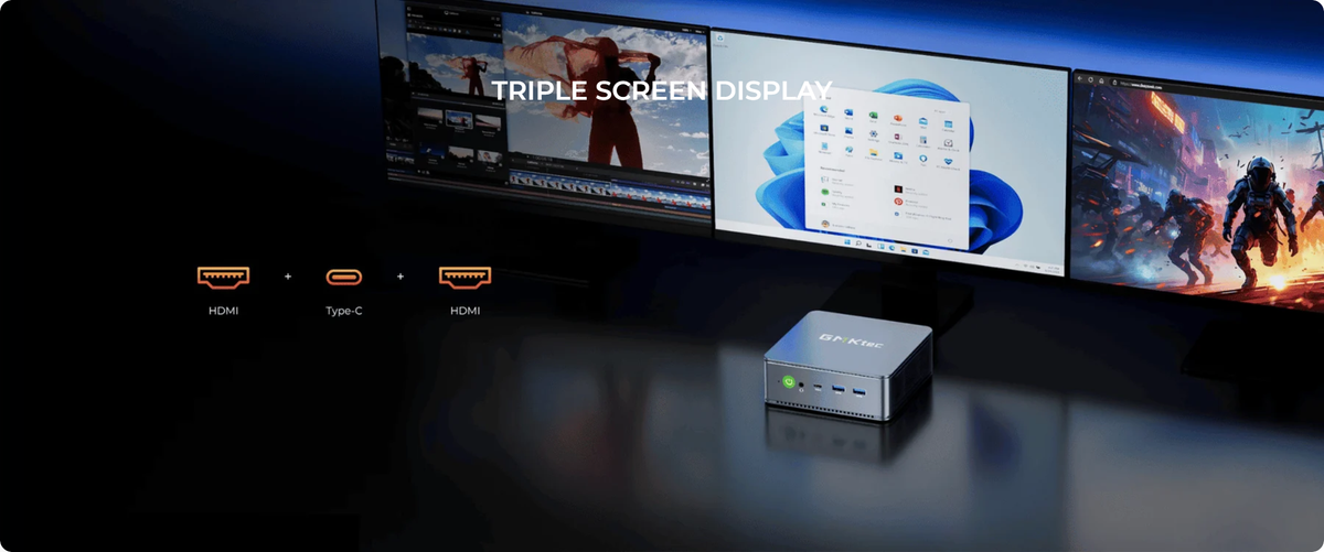 GMKtec M6 Ultra AMD Ryzen™ 5 7640HS Mini PC