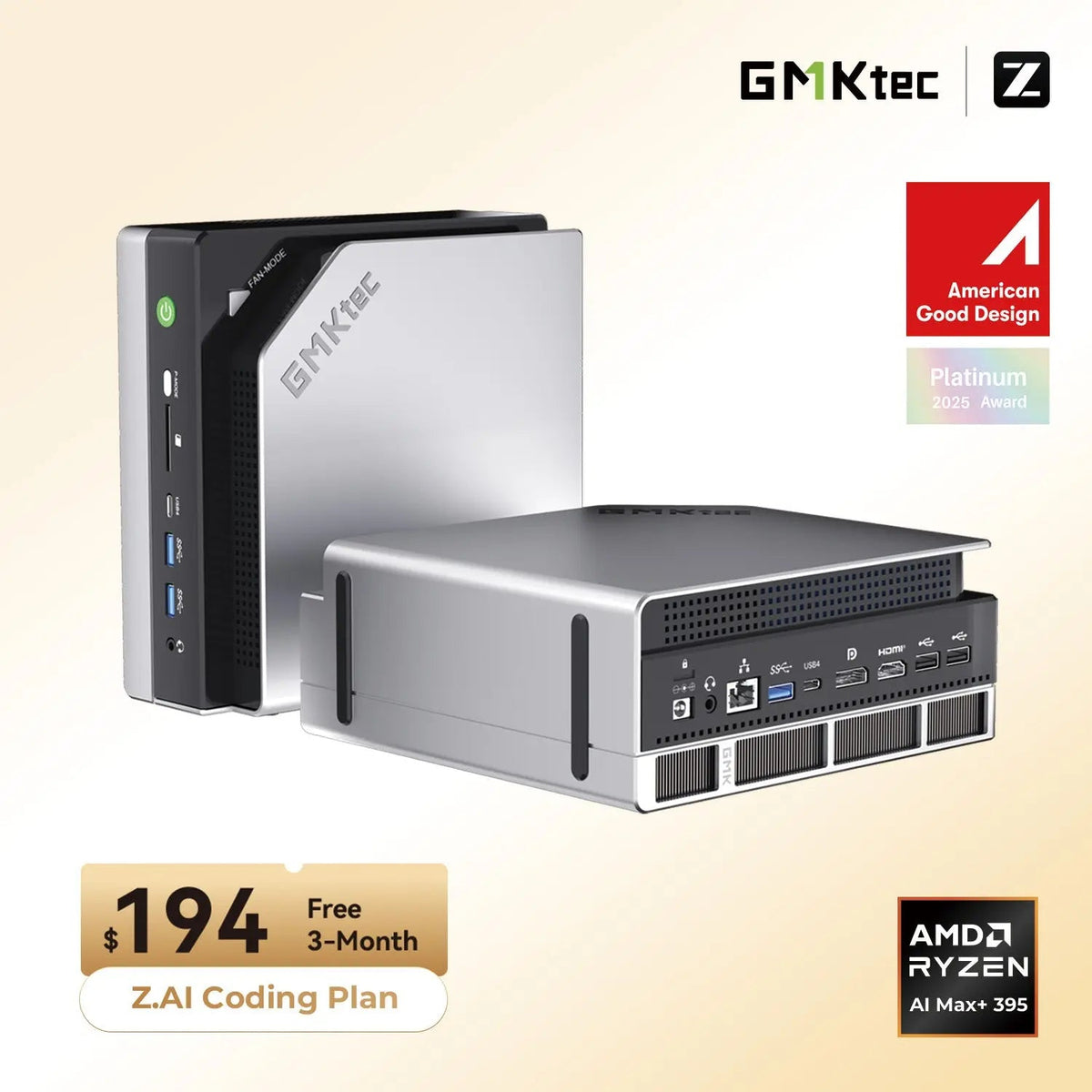 GMKtec EVO-X2 AMD Ryzen™ AI Max+ 395 AI Mini PC