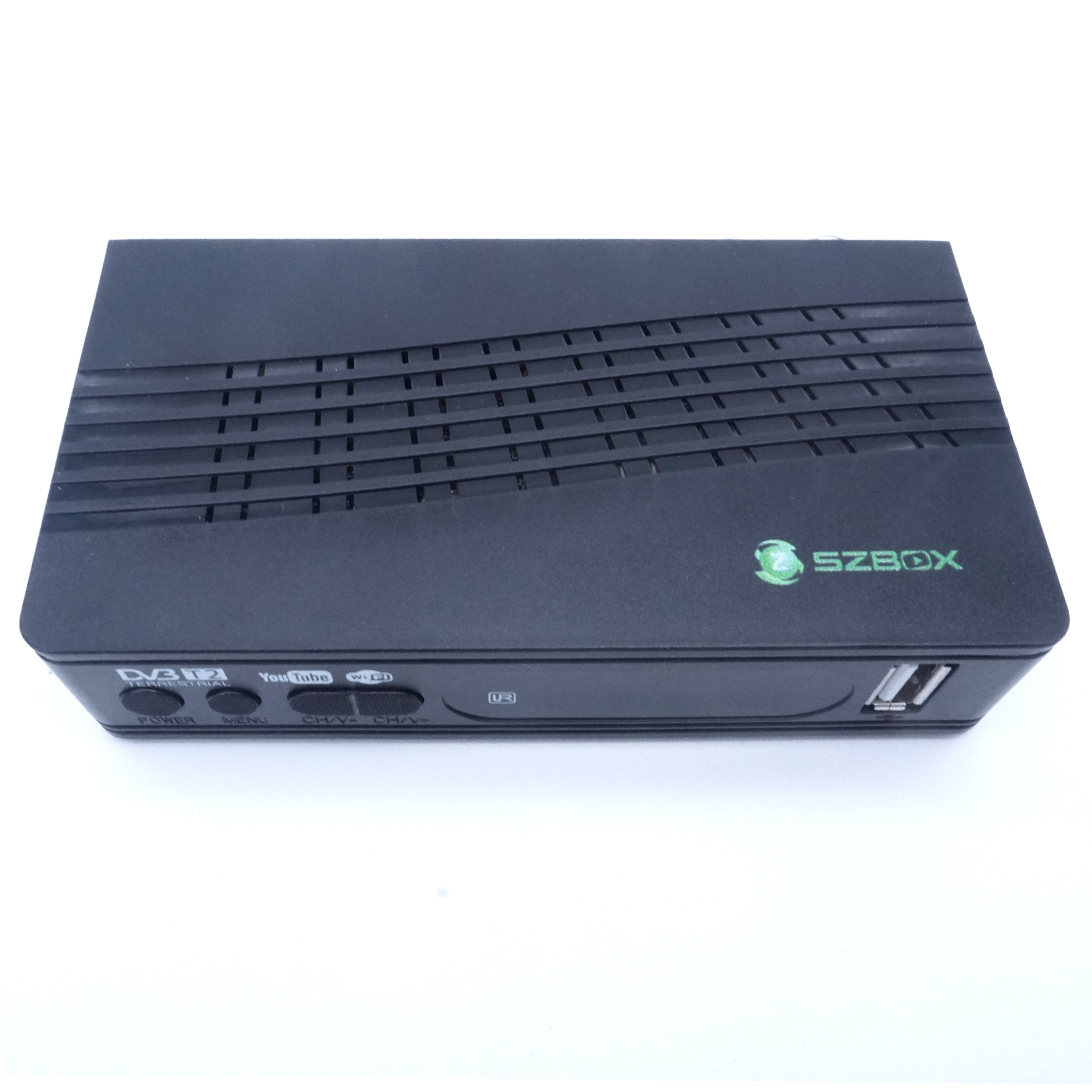 SZ SZBOX DVB-T2 Digital TV Tuner, Satellite TV Receiver Full HD HEVC 264, DVBT2 Video Decoder