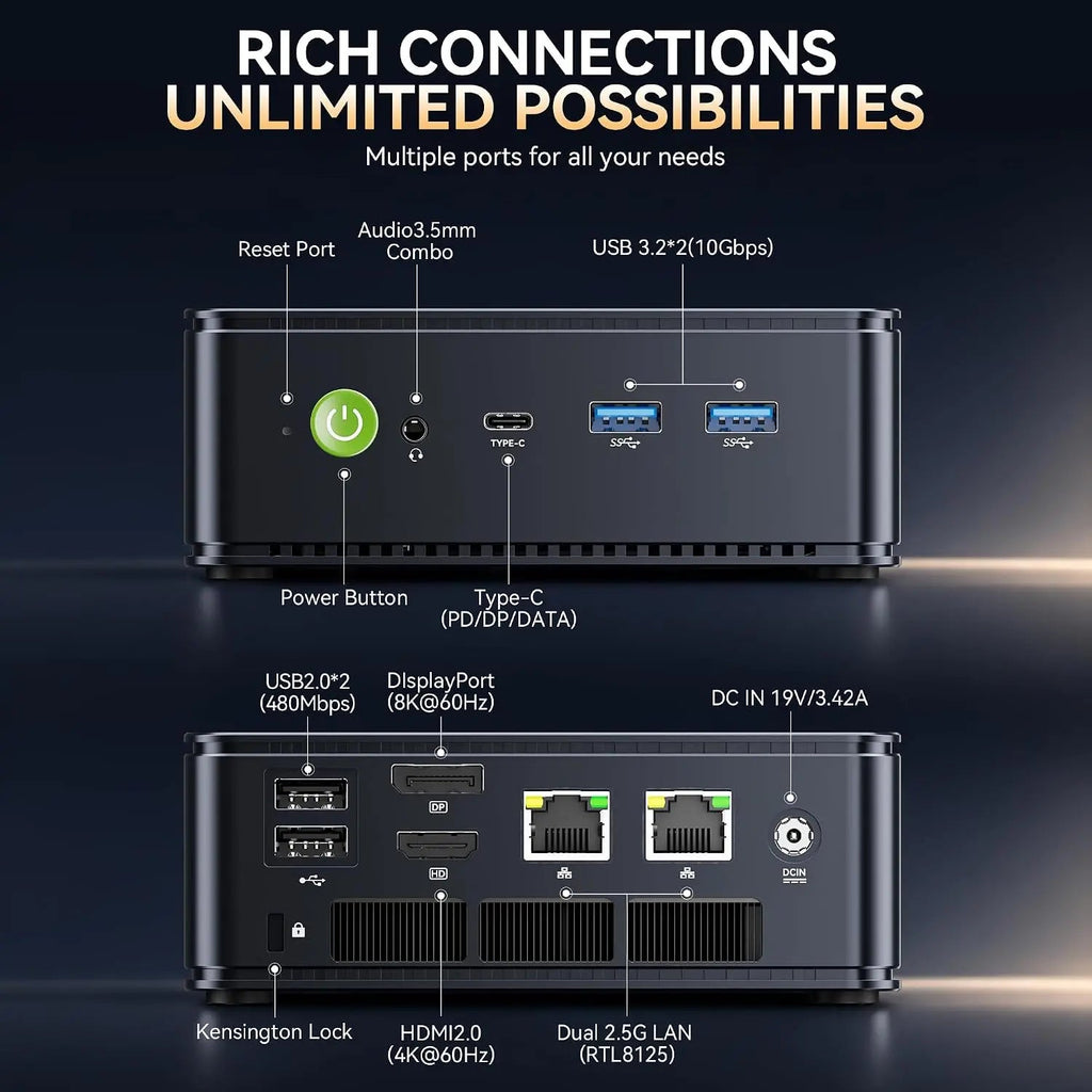 GMKtec M5S AMD Ryzen™ 3 5400U Mini PC