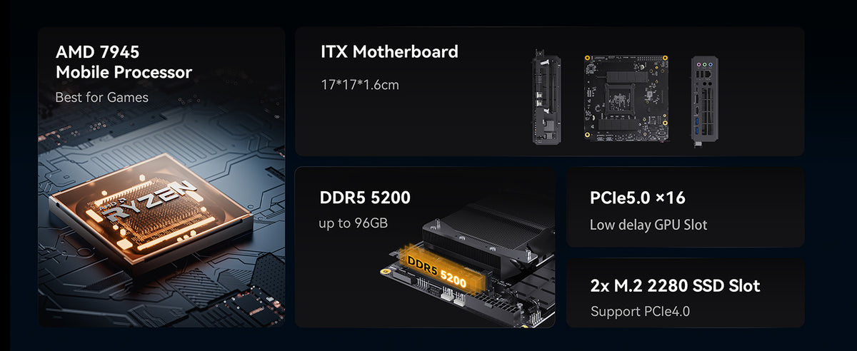 MINISFORUM BD895i SE R9-8945HX Motherboard
