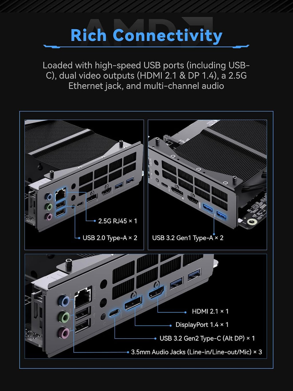 MINISFORUM BD775i SE R7-7745HX Motherboard