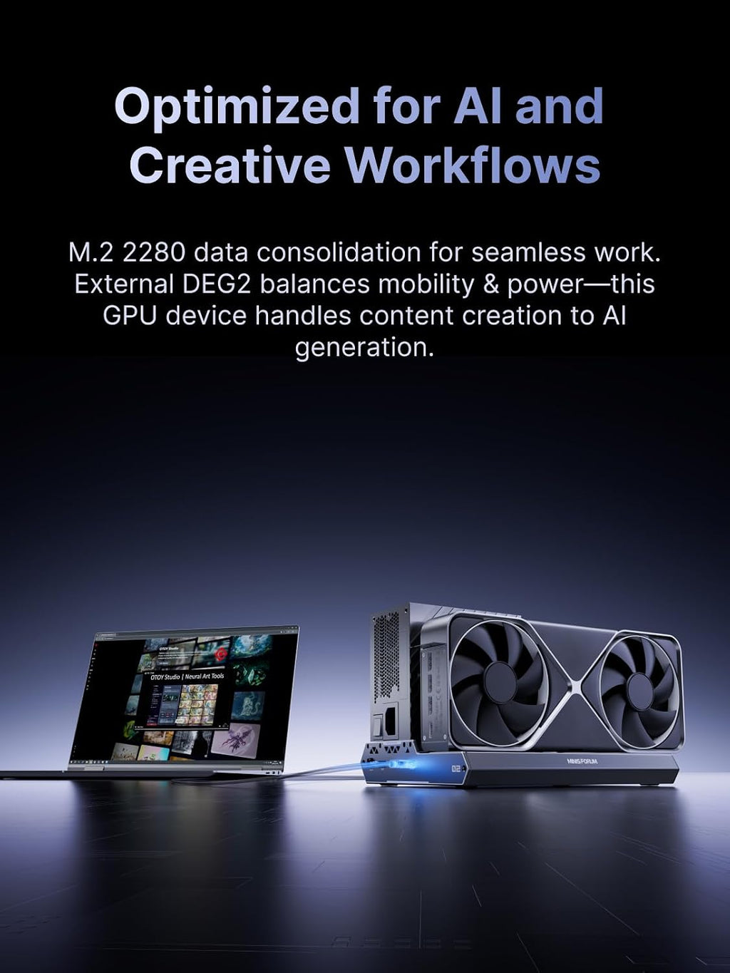 MINISFORUM DEG2 OCulink eGPU Dock