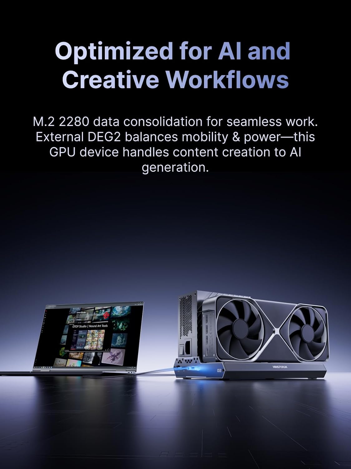 MINISFORUM DEG2 OCulink eGPU Dock