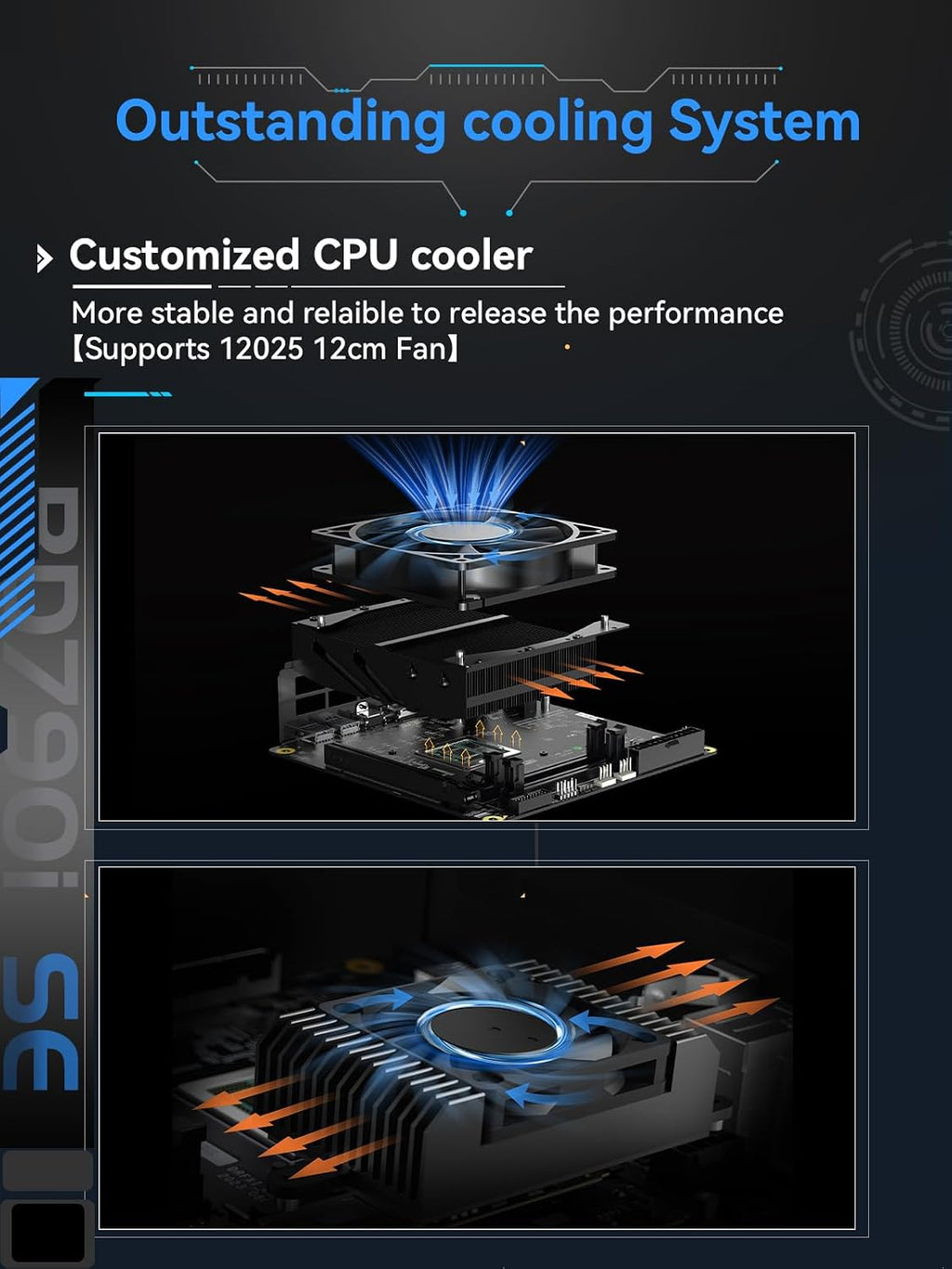MINISFORUM BD775i SE R7-7745HX Motherboard