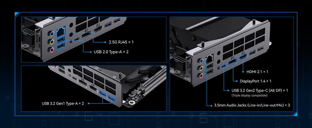 MINISFORUM BD775i SE R7-7745HX Motherboard