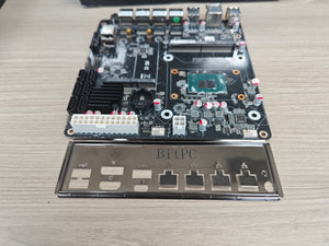 BitPC NAS N100 Nics Industrial Motherboard 4 Cores 4 Threads Processor 4*2.5G i226 Network M.2 Slot 6*SATA DP HD Low Power