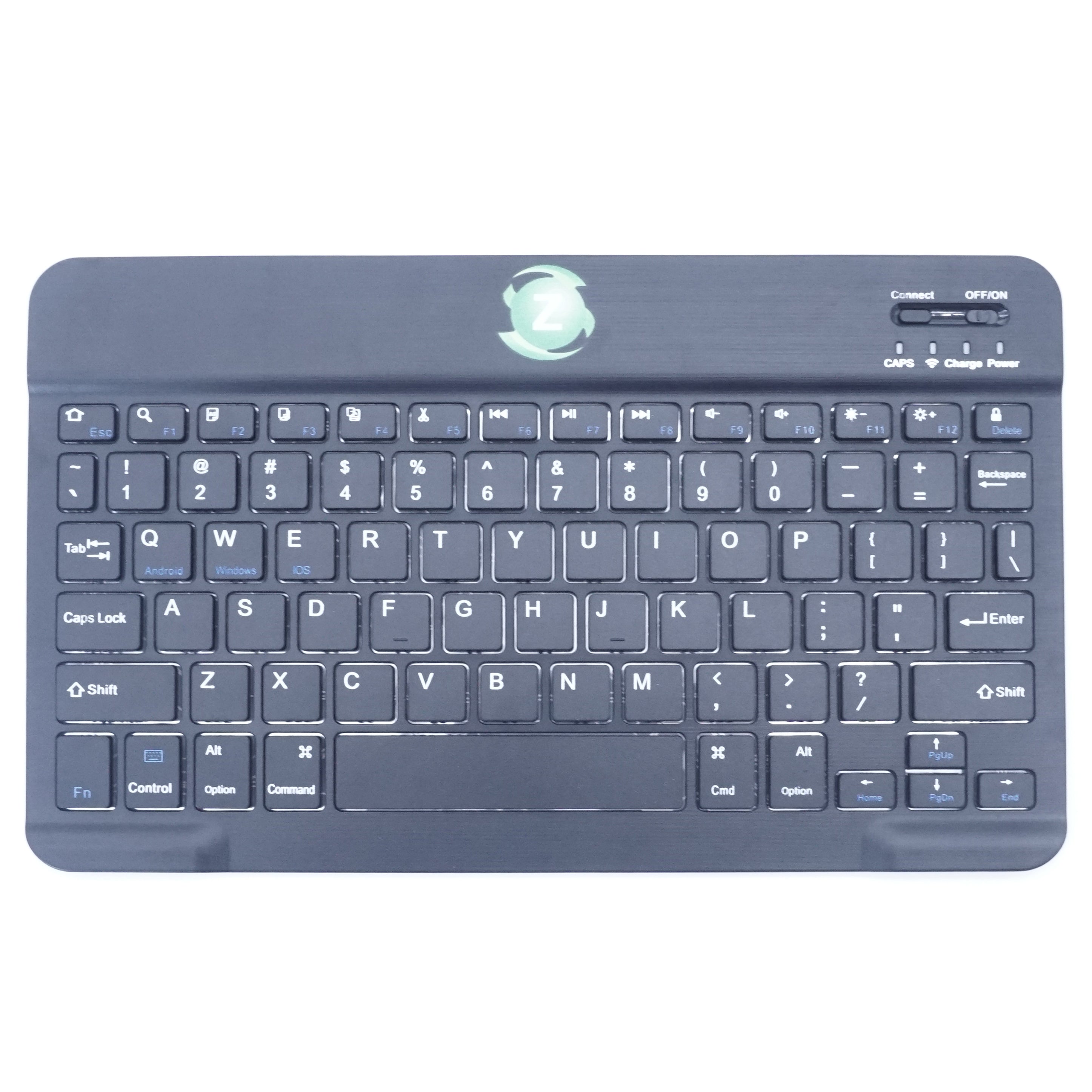 SZ Rechargeable Bluetooth Keyboard Ultra Slim Full-Size Keyboard and Ergonomic Mouse for All Bluetooth Enabled Mac/Tablet/iPad/PC/Laptop